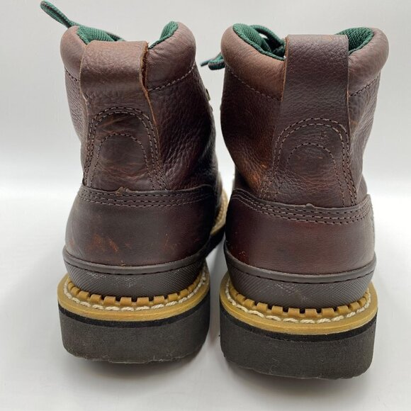 Georgia Giant Boots G6274 6" Brown Men's Size 10M - Picture 4 of 12
